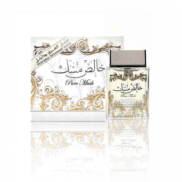 Lattafa Pure Musk (Khalis Musk) Eau De Parfum Free Deodrant 8 ML Decant